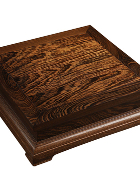 戴玉堂鸡翅木底座实木长方形酸枝木佛像增高神像加高木底座摆件