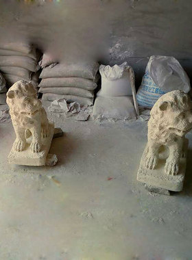 石膏设计定制雕刻欧式仿古狮子雕像定做桌面门牌楼雕塑订景观摆件