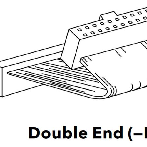 .050(1.27mm)Tiger Eye IDC Ribbon Cable 8P;FFSD-04-D-08.00-01 - 图1