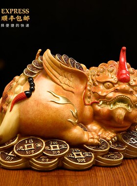 铜貔貅摆件招财貔恘老板办公室桌面装饰工艺品送领导乔迁开业礼物