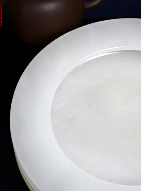 天然玉石烟灰缸 大号中式办公室客厅书房装饰烟灰缸 送礼佳品