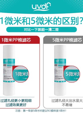 【优尼达丰】10寸平口pp棉椰壳活性炭压缩碳净水器通用滤芯套装