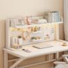 Bookshelf desktop storage rack with hole board multi-layer storage rack children's picture book rack iron study table storage bookshelf