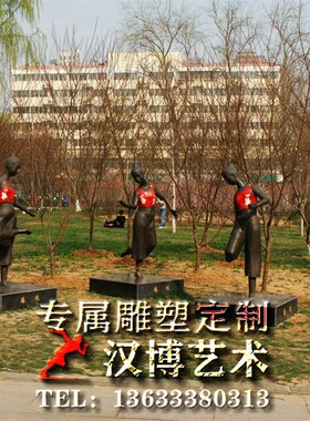 玻璃钢仿铜人物雕塑园林铸铜纤夫拉纤场景雕塑铜雕劳动人物定制做