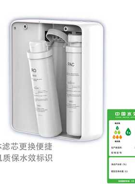 600加仑净水器家用直饮厨下式净饮机大流量RO反渗透双出水净水机