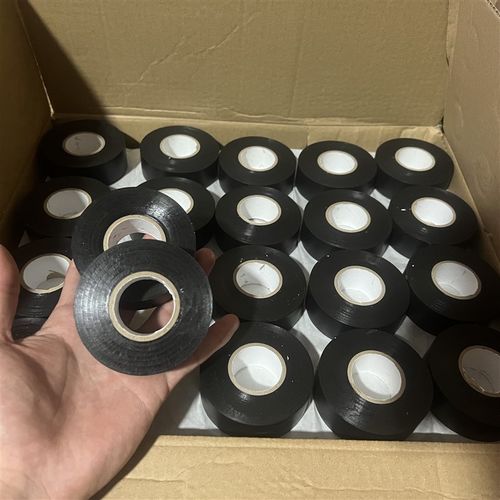 加宽25mm电工胶带PVC防水绝缘胶布超粘耐高温阻燃电气线束黑胶布 - 图1