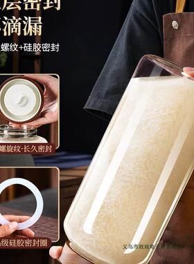 泡酒玻璃瓶密封甜酒坛储存白酒容器醪糟米酒酿酒罐专用发酵瓶空瓶