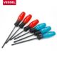 VESSEL Weiwei screwdriver ນໍາເຂົ້າຈາກປະເທດຍີ່ປຸ່ນ screwdriver ສອງຫົວສີ່ຫລ່ຽມຂ້າມສີ່ຫລ່ຽມ screwdriver multi-function