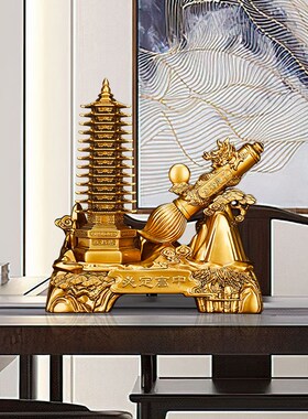 13十三层文昌塔摆件文昌笔孩子升学中考必胜礼物书房桌装饰工艺礼