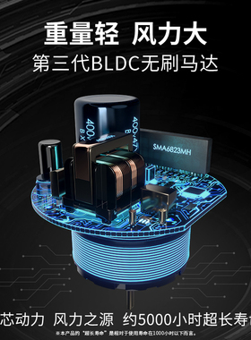 火之凤吹风机发廊专用大功率理发店发型师电吹风大风力官方5610H