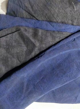 新款百分百桑蚕丝真丝丝绸龟裂纹香云纱旗袍服装面料衣服布料