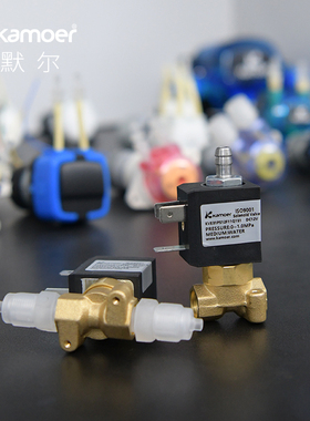 微型电磁阀 常闭水阀铜开关气阀 2分全铜过滤器低压12V电磁控制阀