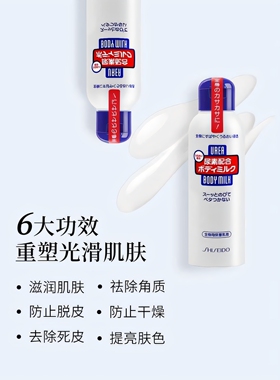 日本资生堂尿素身体乳清爽补水