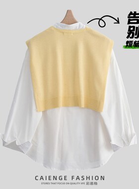 针织小披肩女外搭2026春夏季新款搭肩空调房护颈坎肩搭配衬衫裙子