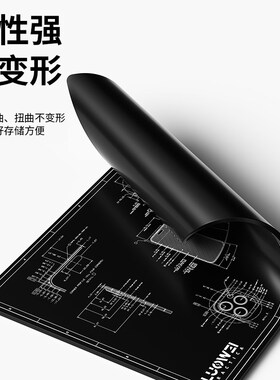 洛韦手机维修工作垫绝缘耐高温多功能热风枪焊台工作台垫硅胶垫子