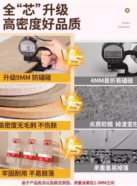 墙面遮丑装饰毛毡墙贴入户玄关半墙墙围防脏挡板墙裙护墙板软包贴