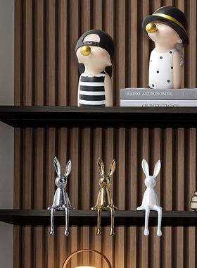 玄关泡泡男孩女孩儿童房间客厅鞋柜摆件样板房酒柜家居电视柜装饰