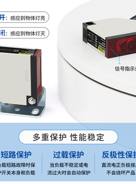 对射式红外线光电开关感应器感测器E3JK-5DM1/5L交流直流通用可选