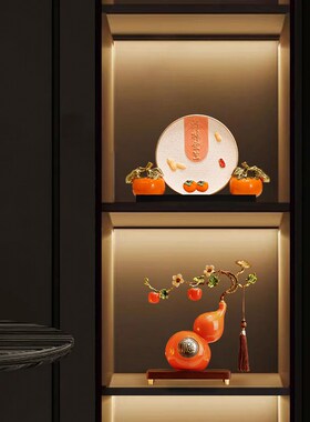 新中式葫芦摆件家居寓意玄关办公室高档桌面客厅装饰乔迁新居礼物