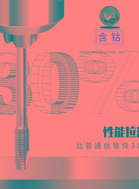 进口UTTOOL螺旋先端丝攻不锈钢铜铝铁锌合金料M1-12精度机用丝锥