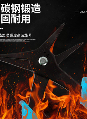 两用卡簧钳内外两用挡圈钳子多功能挡环卡黄钳尖嘴二合一卡簧钳子