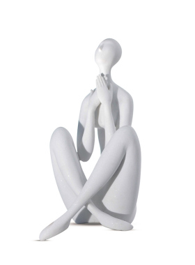 创意简约砂岩人体抽象人物雕塑摆件家居饰品客厅样板房玄关装饰品