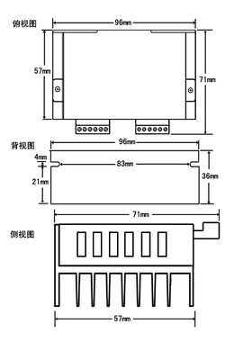 42/57步进电机驱动器TB6600升级版控制器32细分4.0A 42V脉冲3-24V