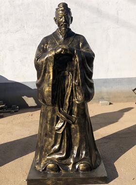 玻璃钢雕塑桃园三结义张飞刘备关羽诸葛亮名人人物雕像装饰摆件
