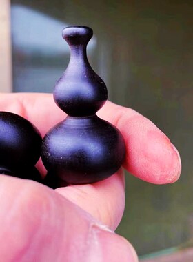 雷击枣木雷心葫芦挂件小葫芦寓意福禄黑色葫芦雷击木雷劈千年枣树