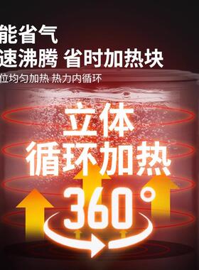 广东九鼎王双头煮面炉商用电热节能煮面熬汤多功能燃气平底煮面桶