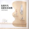 Solid wood hole board entry wall storage rack entrance living room hanging board partition wooden study storage rack display rack