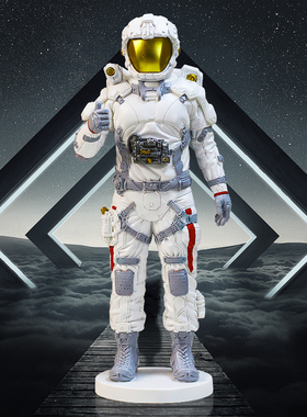 科技感宇航员太空人航天员创意玩偶手办客厅桌面模型装饰品小摆件