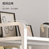 Bookshelf rack desktop hole board desk storage cabinet home table iron display rack computer desk storage rack