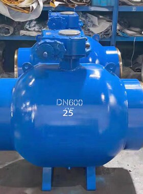全焊接球阀 碳钢材质天然气暖通热力管道球阀 Q361F涡轮焊接球阀