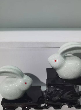 汝瓷摆件茶具茶宠办公室桌面装饰家居装饰创意摆件高档礼物