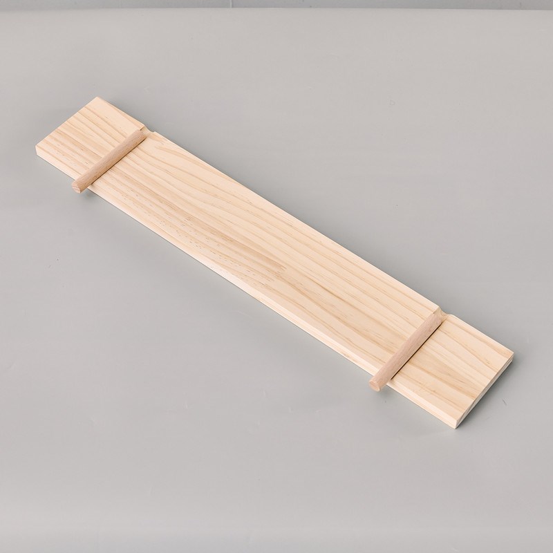 Hole board accessories solid wood one-word partition layer board wooden stick matchstick round hole storage rack