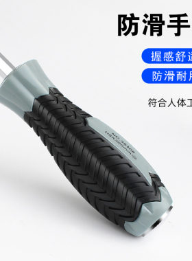 可敲击穿心螺丝刀超硬大号工业级改锥平口梅花一字十字加长起子
