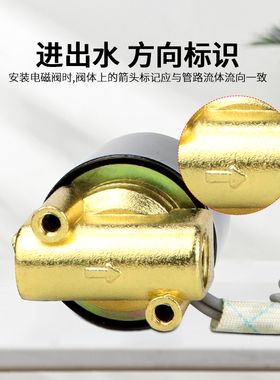 2W-025-08电磁阀 水汽通用 二位二通电磁阀 常闭