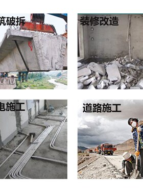 小强电动工具电镐破碎破拆电镐头六角凿削减震设计1182-5H大功率