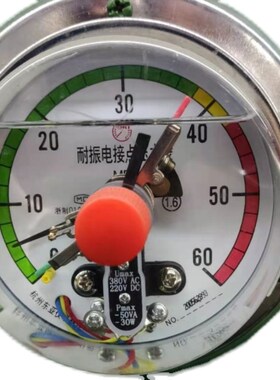 杭州东亚仪表YNXC100ZT耐震耐振抗震电接点压力表40 60MPa油压表