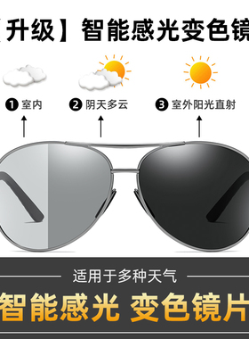 2023新款男士偏光太阳镜墨镜潮流司机驾驶开车专用防紫外线蛤蟆镜