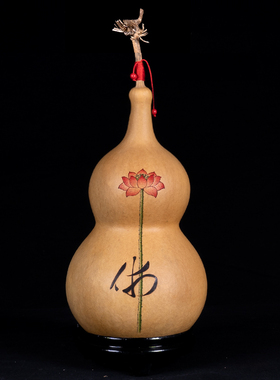 葫仙天然小葫芦挂件手工艺烙画针刺针画雕刻家居摆件汽车挂件挂饰