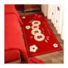 Wedding room decoration wedding carpet non-slip and easy to care for all seasons bedroom bedside blanket red happy word bay window mat