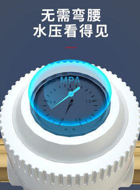 惠安特全封闭铜前置过滤器家用自来水反冲洗式4T中央全屋管道净水
