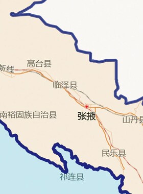 2024新款中国西北区域地图贴图办公室挂图西北五省地图超大装饰画
