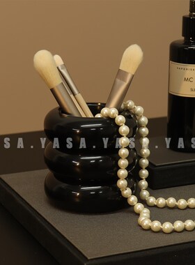 YASA【复古梳妆组合】样板间卧室衣帽间化妆台气质优雅摆件软装