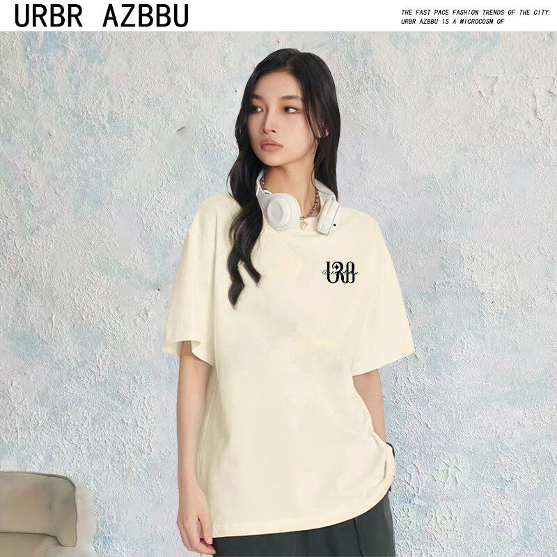 URBRAZBBU2026新款春夏男女同款宽松潮牌爆款休闲T恤