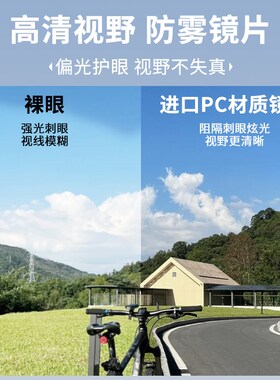夜骑行户外日夜两用运动护目镜防风沙防雾公路自行车男女登山眼镜