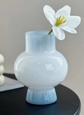 灯笼冷灰色花瓶风高颜值绣球花佛手古典花瓶国风复古风
