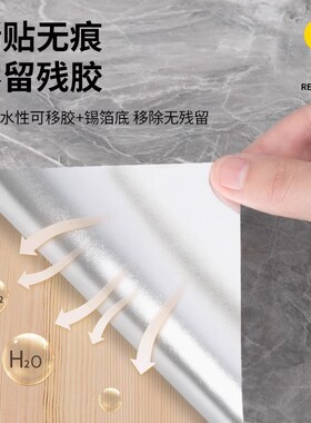 窗台贴纸大理石防水自粘加厚飘窗垫子台面遮丑翻新改造窗台板装饰